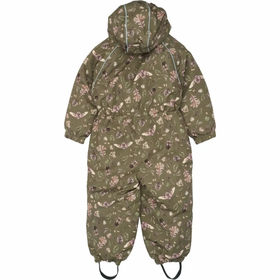 Outlet Mikk-line Pige Flyverdragt m. BIONIC-FINISH® ECO coating - Burnt Olive