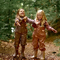 Outlet Mikk-line Pige Regnsæt - Burlwood