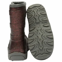 Clearance Mikk-line Pige Termostøvler m. glimmer - French Roast