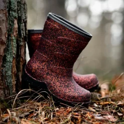 Outlet Mikk-line Pige Termostøvler m. glimmer - Ginger Bread