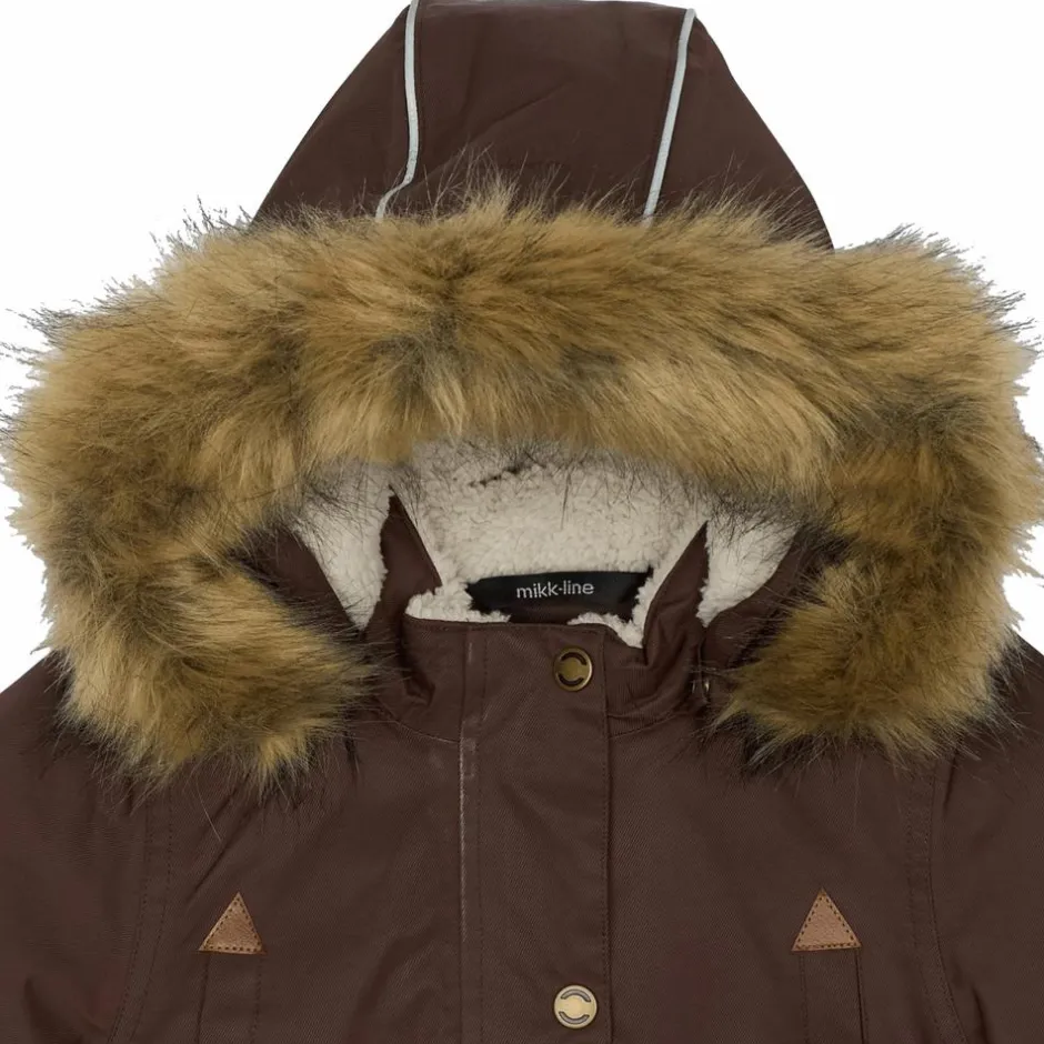 Online Mikk-line Pige Vinterjakke m. BIONIC-FINISH® ECO coating - French Roast