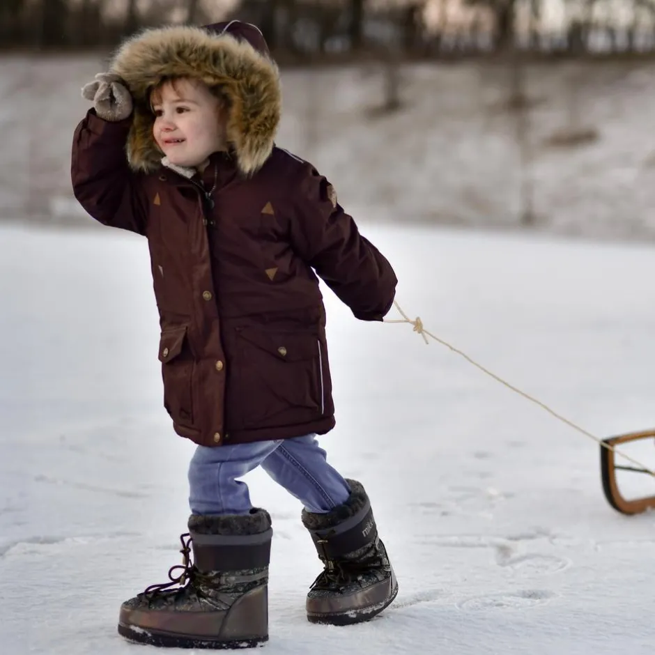 Online Mikk-line Pige Vinterjakke m. BIONIC-FINISH® ECO coating - French Roast