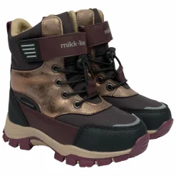 Online Mikk-line Pige Vinterstøvler - RAISIN