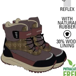 Online Mikk-line Pige Vinterstøvler - RAISIN