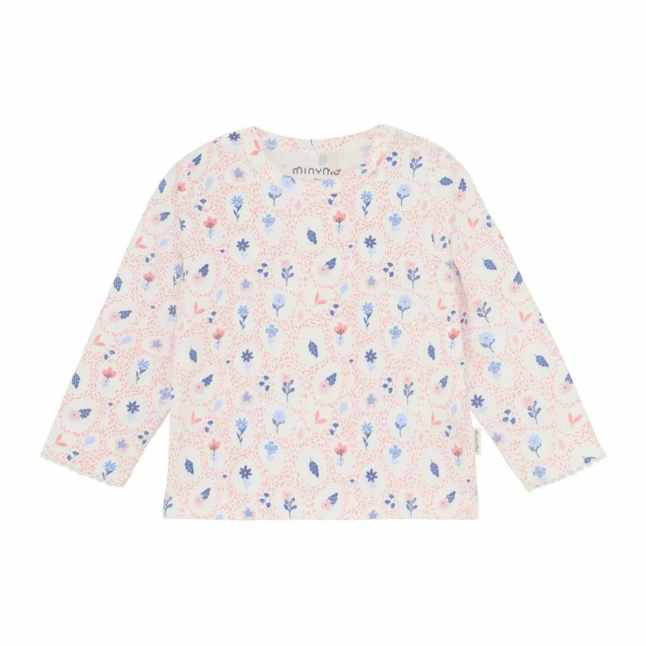 Best Minymo Baby Bluse i økologisk bomuld - Marshmallow White