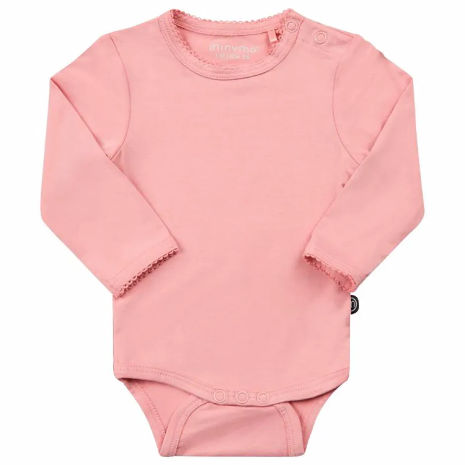 Sale Minymo Baby Body - Misty Rose