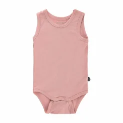 Clearance Minymo Baby Body i bambus - Misty Rose