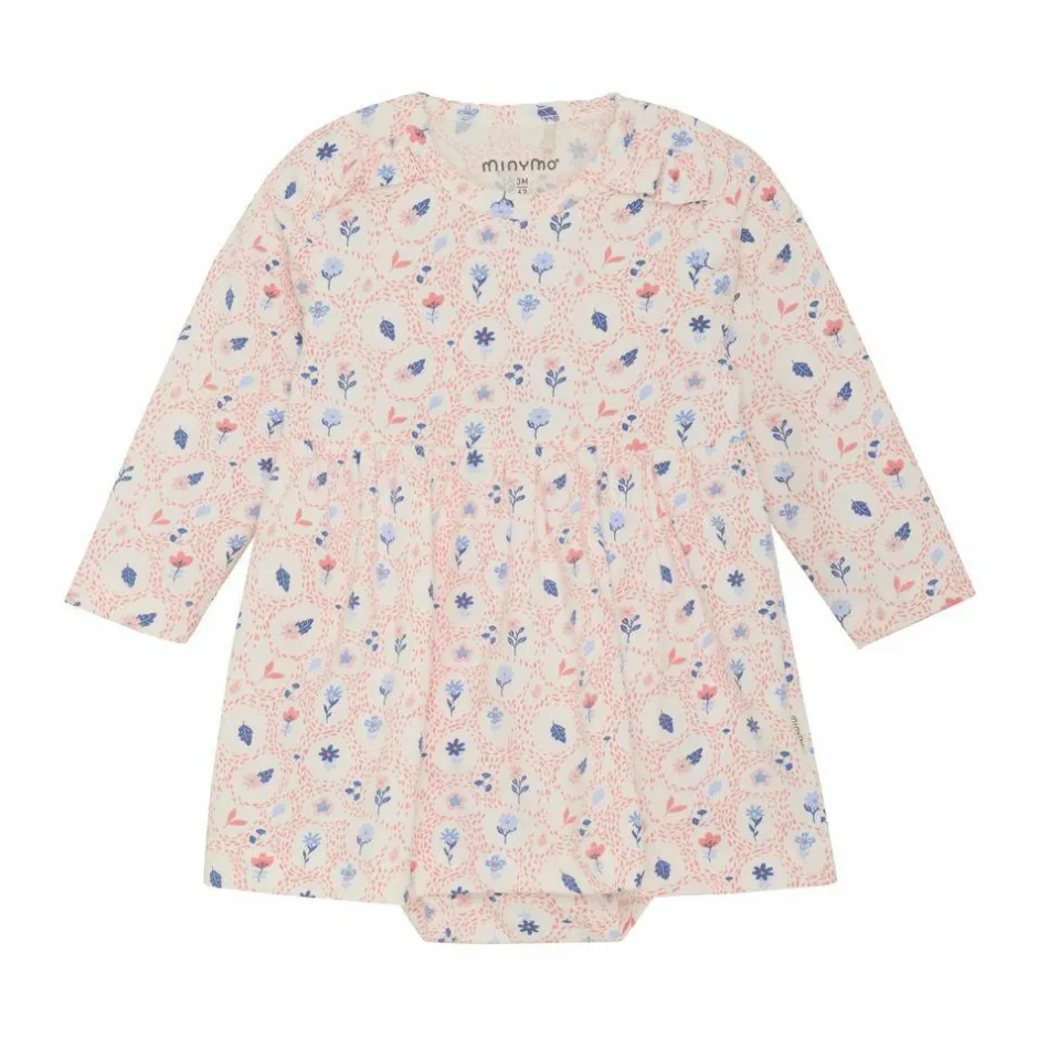 Hot Minymo Baby Kjole i økologisk bomuld - Marshmallow White