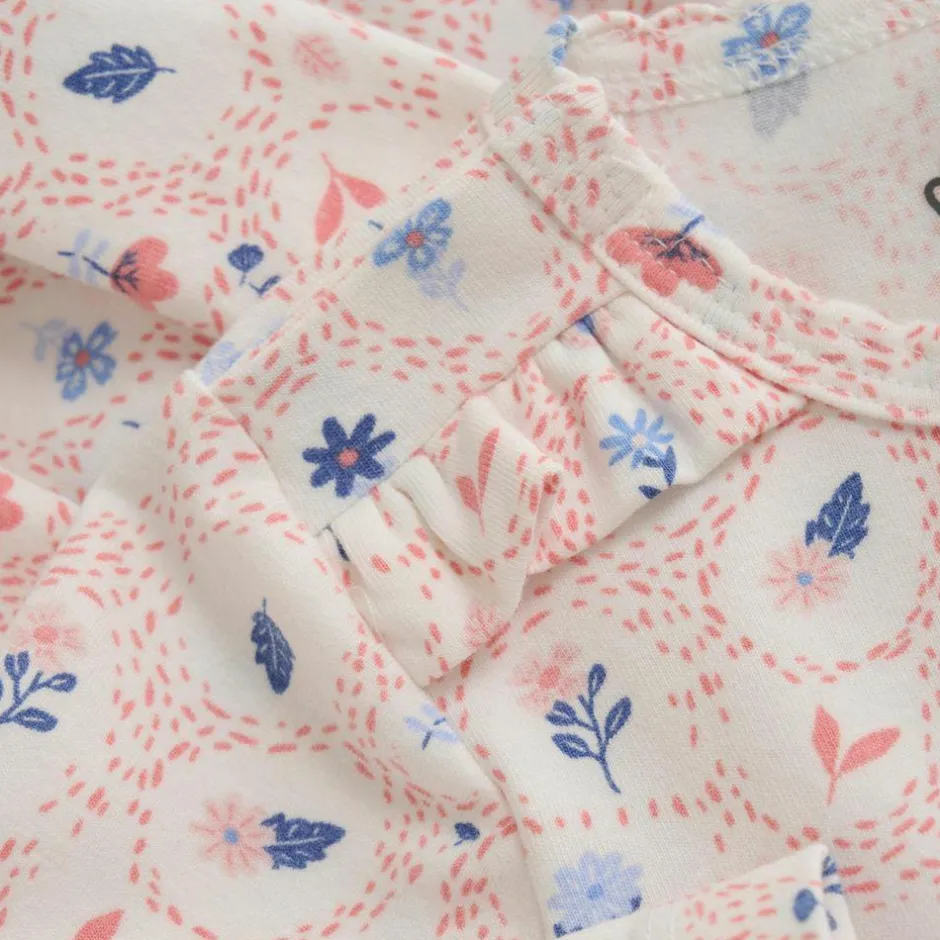 Hot Minymo Baby Kjole i økologisk bomuld - Marshmallow White