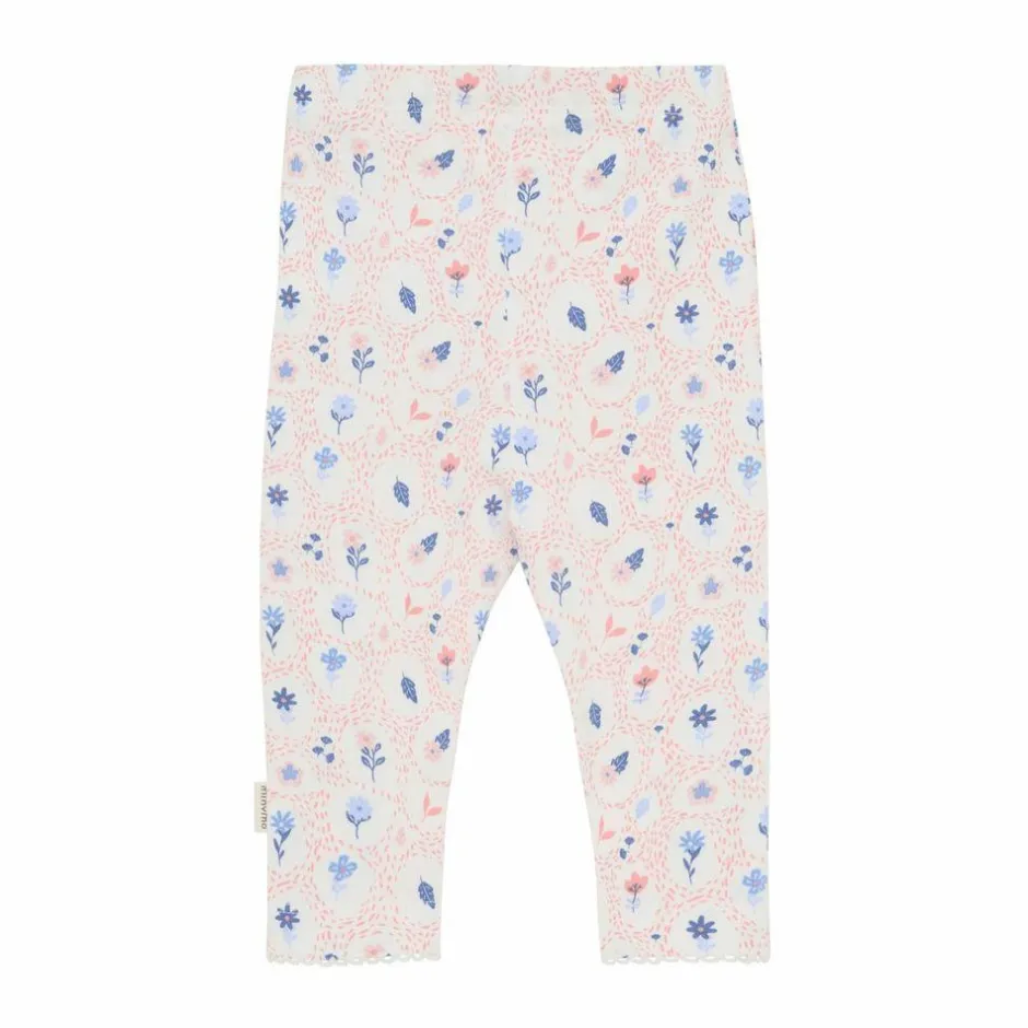 Online Minymo Baby Leggings i økologisk bomuld - Marshmallow White