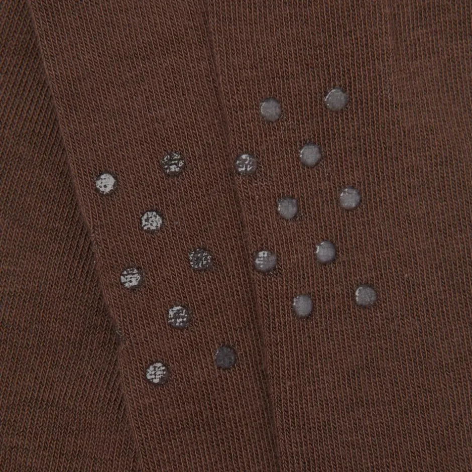 Minymo Baby Strømpebukser m. non-slip - Coffee Liquer