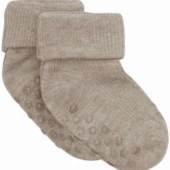 Best Minymo Baby Strømper - Silver Mink Melange