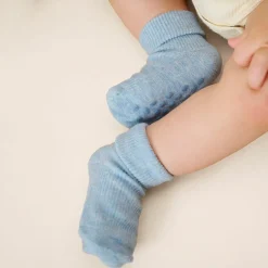 Discount Minymo Baby Strømper - Winter Sky Melange