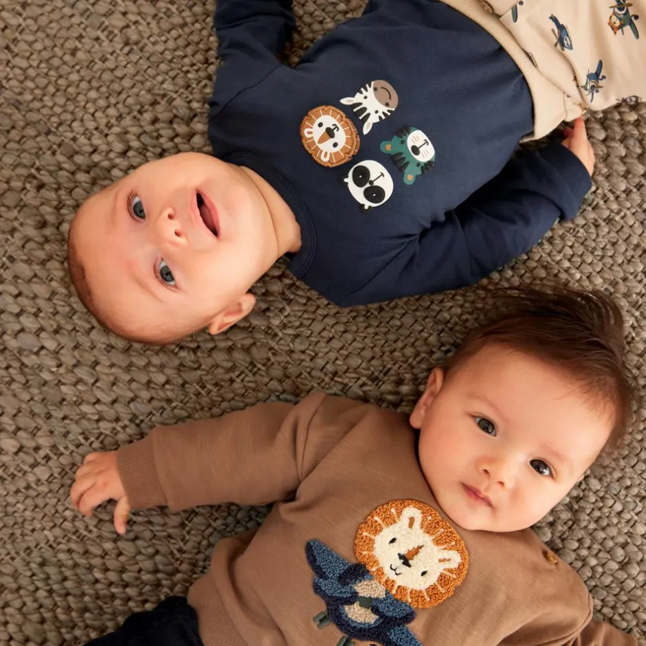 Best Minymo Baby Sweatshirt - Caribou