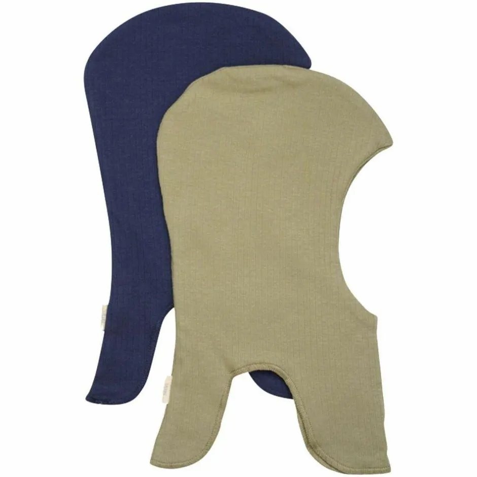 Discount Minymo Børne Elefanthue i økologisk bomuld - Dark Navy