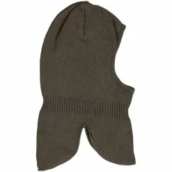 Outlet Minymo Børne Elefanthue i uldmix - Olive Night