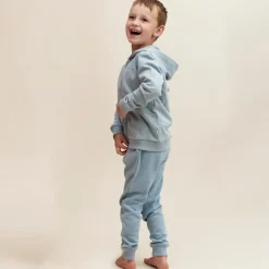 New Minymo Børne Hættetrøje - Ashley Blue