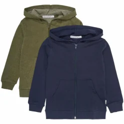 Minymo Børne Hættetrøje - Dark Olive