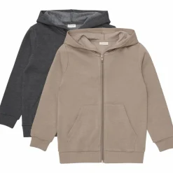 New Minymo Børne Hættetrøje - Fossil