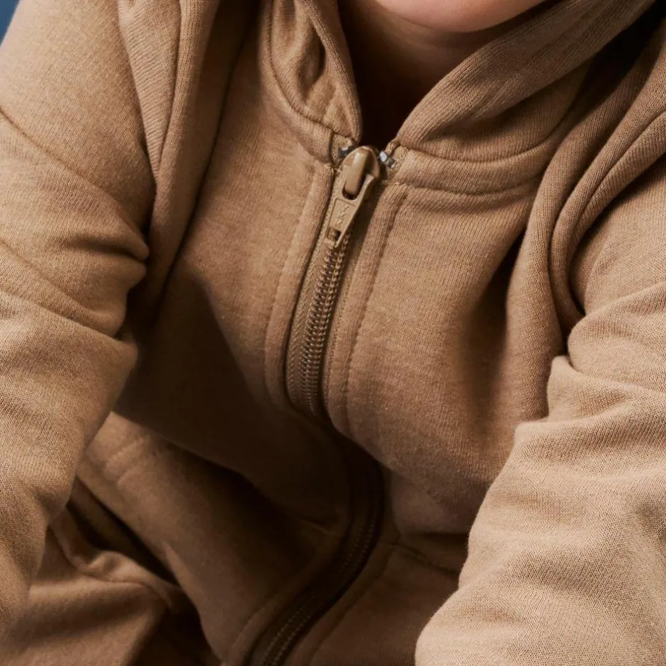 New Minymo Børne Hættetrøje - Fossil