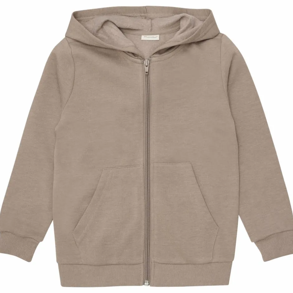 New Minymo Børne Hættetrøje - Fossil