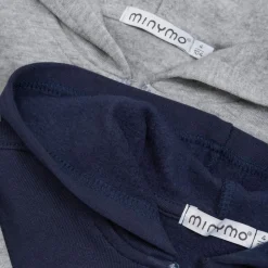 Online Minymo Børne Hættetrøje - Grey Melange
