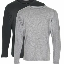 Hot Minymo Børne Langærmet t-shirt - Anthracite Black