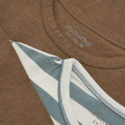 Clearance Minymo Børne Langærmet t-shirt - Toffee