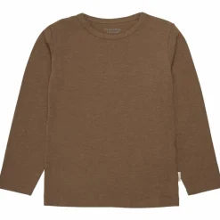 Clearance Minymo Børne Langærmet t-shirt - Toffee
