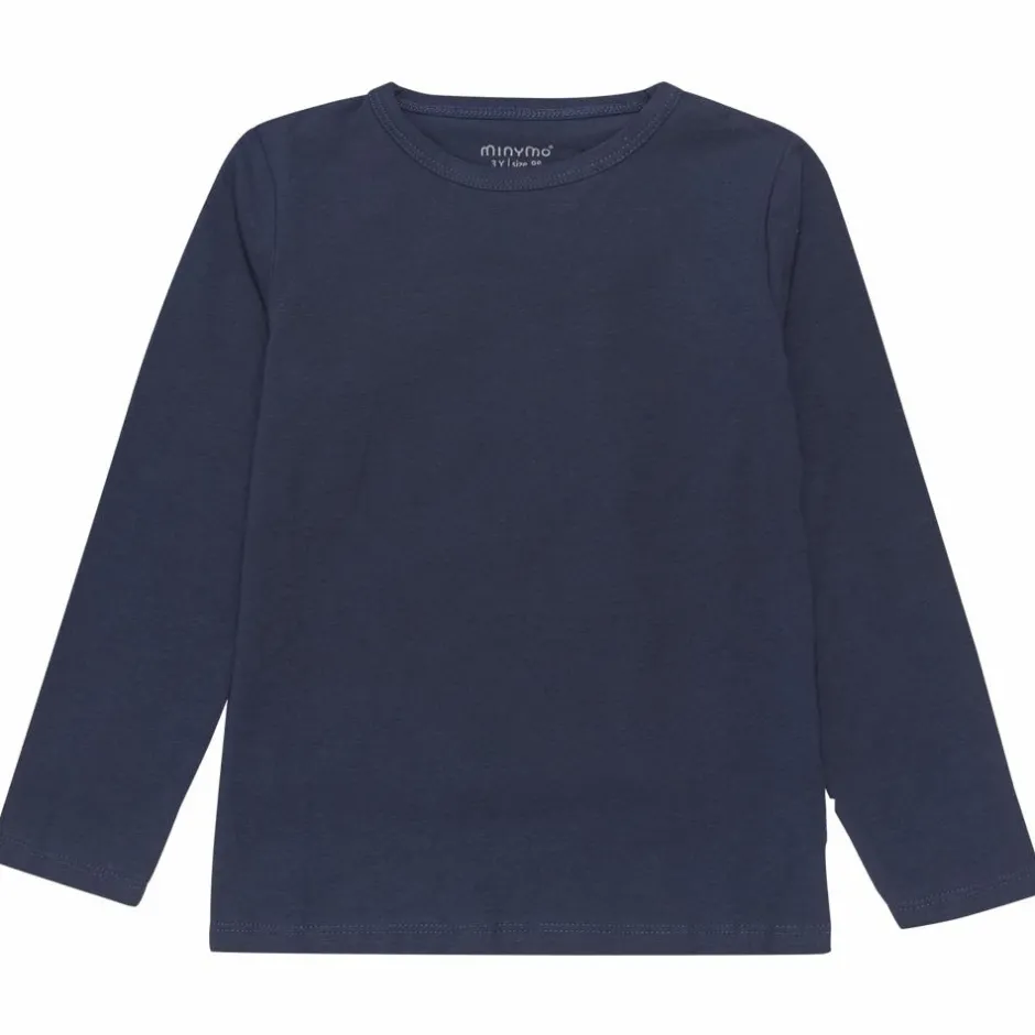 Hot Minymo Børne Langærmet t-shirt - Dark Navy