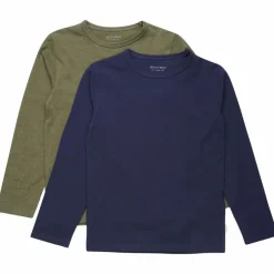 Minymo Børne Langærmet t-shirt - Dark Olive