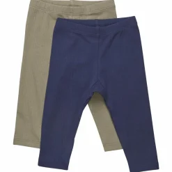 Sale Minymo Børne Leggings i økologisk bomuld - Dark Navy