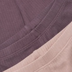 Outlet Minymo Børne Leggings i økologisk bomuld - Misty Rose