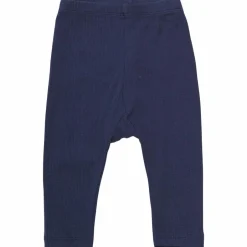 Clearance Minymo Børne Leggings i økologisk bomuld - Goblin Blue