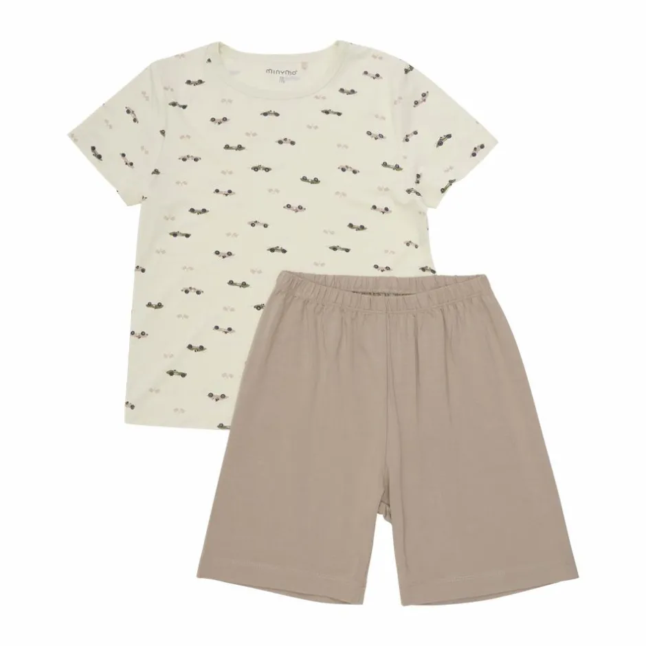 New Minymo Børne Nattøjssæt i bambus - Overland Trek