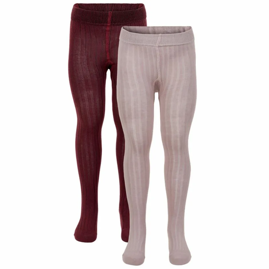 New Minymo Børne Strømpebukser - Rose Smoke