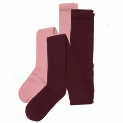 Outlet Minymo Børne Strømpebukser i uldmix - Burnished Lilac