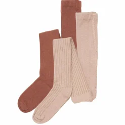 Outlet Minymo Børne Strømpebukser i uldmix - Hazel Brown