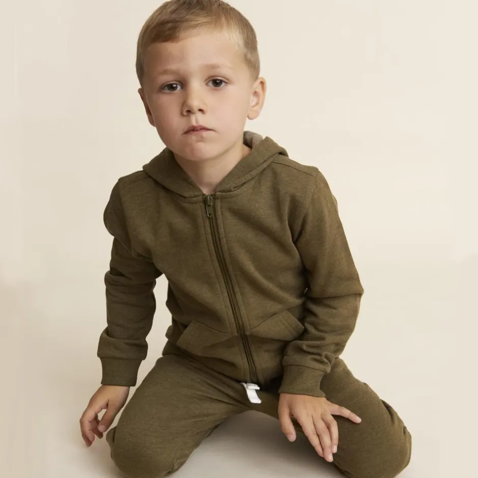 Clearance Minymo Børne Sweatpants - Dark Olive