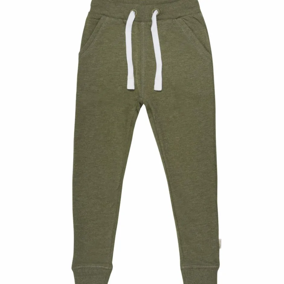 Clearance Minymo Børne Sweatpants - Dark Olive