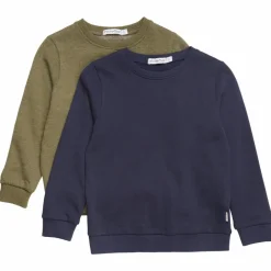 Minymo Børne Sweatshirt - Dark Olive
