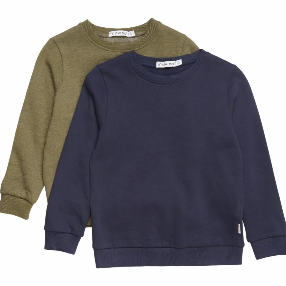 Minymo Børne Sweatshirt - Dark Olive