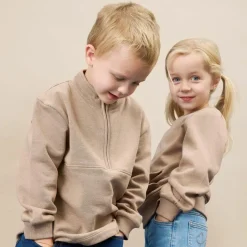 Clearance Minymo Børne Sweatshirt - Fossil