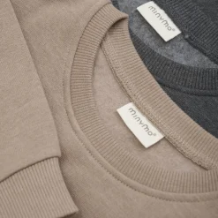 Clearance Minymo Børne Sweatshirt - Fossil