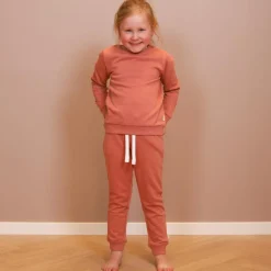 New Minymo Børne Sweatsæt - Canyon Rose