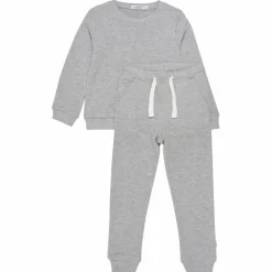 Outlet Minymo Børne Sweatsæt - Greymelange