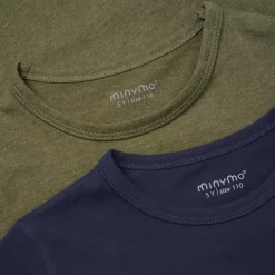Sale Minymo Børne T-shirt - Dark Olive