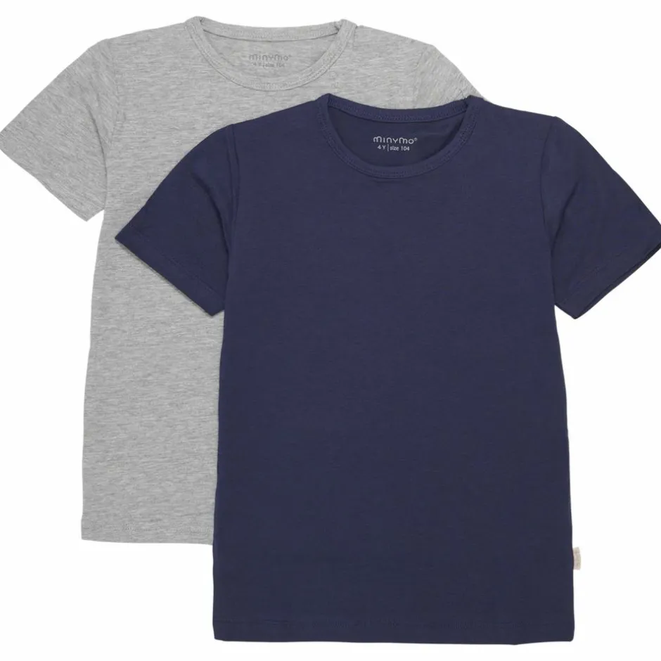 Sale Minymo Børne T-shirt - Dark Navy