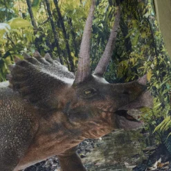 Outlet Minymo Dinosaur Drenge Langærmet t-shirt - Deep Lichen Green