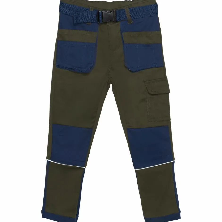 Outlet Minymo Drenge Arbejdsbukser - Forest Night